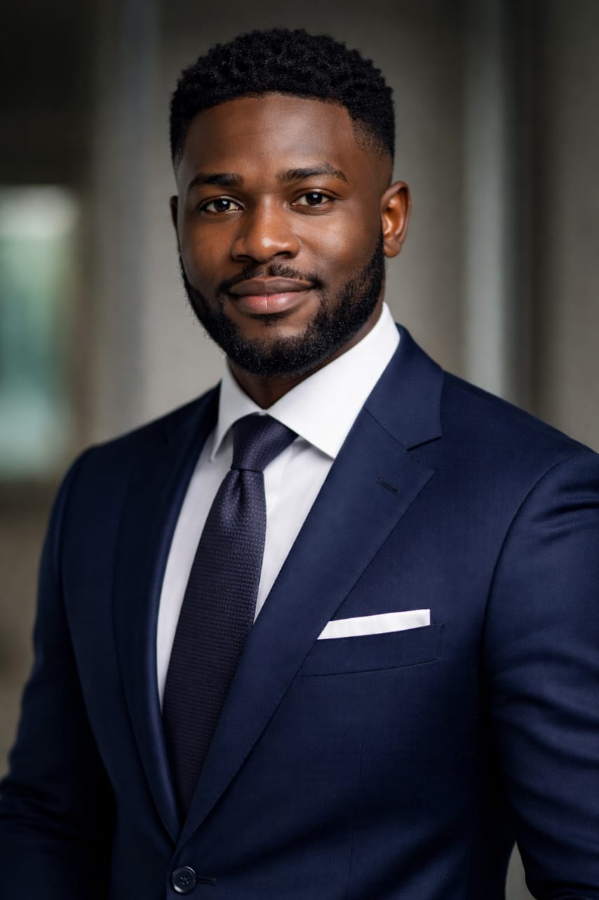 African male corporate professional